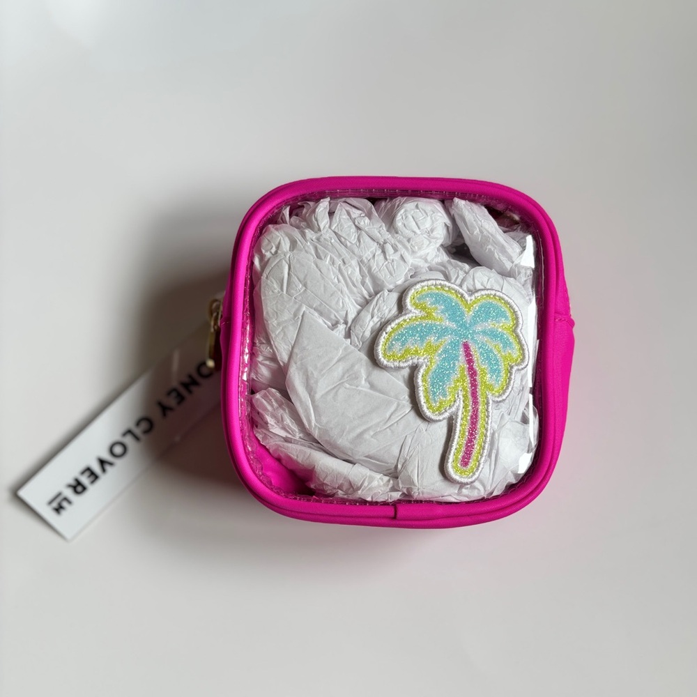 🩷 Stoney Clover Lane mini clear front pouch